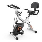 YOSUDA Foldable Exercise Bike, 16-Level Magnetic Resistance, LCD Heart Rate