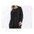 YOURS Curve Black Boucle Button through Top