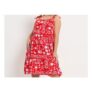 YOURS Curve Red Mixed Print Linen Smock Dress