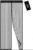 YRH Magnetic Fly Screen Door (120x220cm, Black) YRH Door Curtain / FBA