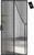 YRH Magnetic Fly Screen Door,Fiberglass Enhanced Screen Mesh,with Stay Open Buckles,Heavy Duty Self-Sealing Mesh,Powerful Magnets,No Drill Installation (70×200 cm, Black)