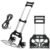 Yaheetech Aluminum Folding Hand Truck Heavy Duty Sack Trolley with Wheels 75kg Load Capacity, Black – Prime Deal