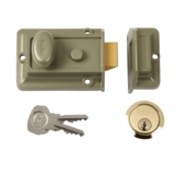 Yale P-77-ENB-PB-60 – Traditional Nightlatch – 60mm – Electro Nickel Brass Finish – Standard Security