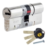 Yale P-YS3-4040N Anti-Snap 3 Star Euro Double Cylinder, High Security, 40:40 (80mm), Nickel Finish Prime Exclusive