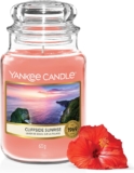 Yankee Candle Scented Candle Cliffside Sunrise Large Jar Long Burning Candles: up to 150 Hours Perfect Gifts for Women