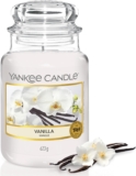 Yankee Candle Scented Candle Vanilla Large Jar Long Burning Candles: up to 150 Hours Perfect Gifts for Women