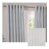 Yard Hebden Blackout Eyelet Curtains, Blue, 168 X 183 Cm
