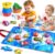 Yeeammk Montessori Toy for 1 2 3 Year Old Toddlers, 36PCS Fishing Game with Cloth Alphabet & Sea Animals, 2 Rods, 7 Color Sorting Bowls, Fine Motor Skill Toys, Shape Learning Baby Gifts for Boys Girls