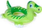 Yellcetoy Pool Inflatables for Kids, Dinosaur Rubber Ring Pool Floats Swimming Pool Toys for Children, Dinosaur Swim Ring with Sound Tails for Boys Girls Summer Beach Water Party Toys