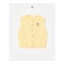Yellow Button up Knitted Waistcoat