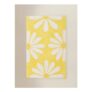 Yellow Daisy Cotton Bath Mat