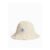 Yellow Gingham Shell Motif Bucket Hat