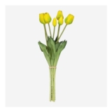 Yellow & Green Artificial Tulip Bouquet 46x5cm