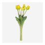 Yellow & Green Artificial Tulip Bouquet 46x5cm