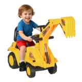 Yellow HOMCOM 2-in-1 Kids Ride-on Tractor Pull Cart with Bucket