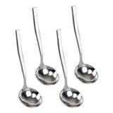 Yesdate 4-Piece Stainless Steel Small Soup Ladles