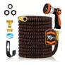 Yofidra Expandable 75ft Garden Hose with 10-Function Spray Nozzle