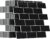 Yoillione Upgrade Thicker Peel and Stick Wall Tiles Backsplash for Kitchen and Bathroom, Metro Subway Tiles Self Adhesive Tile Stickers 3D Stick on Splashback Black, 10 Sheets