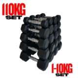 York Barbell 1kg-10kg Pro Hex Dumbbells Set – (20 Dumbbells)( Discount at checkout)