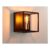 York Matt Bronze Effect Wired Wall Light