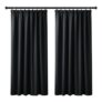 Yorkshire Bedding Black Curtains for Living Room