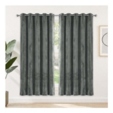 Yorkshire Bedding Blackout Curtains for Bedroom 66×72 Grey