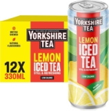 Yorkshire Tea Lemon Iced Tea, 330ml (Pack of 12)