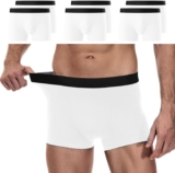 YouShow Mens Boxers 6/12 Pack Mens Underwear Hipsters Cotton Pants Trunks