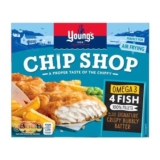 Youngs 4 Chip Shop Omega 3 Fish Fillets