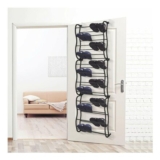 Youyijia 36-Pair Over-the-Door Shoe Rack, 12-Tier, Space-Saving, Black