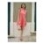 Yumi Coral Double Cotton Tunic with Frill Sleeves