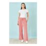 Yumi Red Stripe Relaxed Trousers