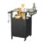 Yvsevnr 304 Stainless BBQ Trolley Grill Cart with Prep Table
