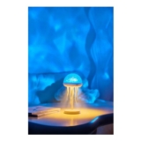 YzzYzz Jellyfish Lamp and Ocean Projector, Rechargeable 2-in-1 Light