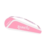 ZHANYU Badminton Bag: Water-Resistant, Lightweight, Adjustable Strap (Pink)