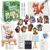 ZHFEIIRU 3D Art Kit, Aqua Puffs Princesses, Mess-Free Painting Craft for Girls & Boys, DIY Color Inflate Activity, Travel Toys & Creative Gifts for Girls & Boys (32PCS Animal Display Stand)