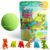 ZIMPLI – Large Dino Surprise Bath Bomb, 1 of 6 Surprise Dinosaur Toys to Collect, One per Baff Bomb, Mystery Toys