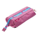 ZIPIT Lenny Pencil Case Pink, Wide-Opening Zipper Pouch