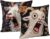 ZISHAN 2pcs Screaming Goat Pillow Cover, Sofa Cushion Cover with Screaming Goat Design, Soft Fabric Home Decor Accessories, Standard Size Fitting for Living Room and Bedroom
