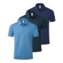 ZITY 3-Pack Mens Polo Shirts, Short Sleeve, Breathable