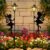 ZKLiLi 2pcs Fairy Solar Garden Light,Outdoor Garden Fairy Decor Waterproof Large Hanging Lantern Decorations for Patio Yard Porch Lawn Pathway Statues Decor Gifts for Mom Grandma WomenWarm Light