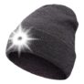 ZONSUSE LED Beanie Hat with 6 LEDs, USB Rechargeable