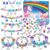 ZOOI Bracelet Making Kit, Jewellery Making Kit for Girls Gifts for 5-13 Year Old Girl Toys, Charm Bracelet Unicorn Gifts for Gifts for Teenage Girls Birthday Presents