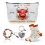 ZYNEERY 4 Piece Highland Cow Gift Set