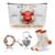 ZYNEERY 4 Piece Highland Cow Gift Set