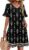 Zeagoo Summer Dress for Women A Line Short Dresses V Neck Ruffle Sleeve Dress Casual Floral Holiday Dresses with Pockets S-XXL
