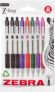 Zebra Pen Z-Grip 8pk Assorted