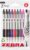 Zebra Pen Z-Grip 8pk Assorted