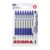Zebra Pen Z Grip Blue Ballpoint Pens with Pocket Clip 8pk, Retractable Blue Ink Ballpoint