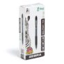 Zebra Pen Z-Grip Retractable Ballpoint Pen, Medium Point, 1.0 mm, Black Ink, Pack of 12 – (Discount at Checkout)